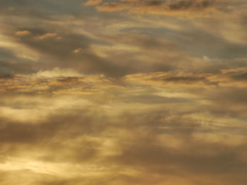 Low angle view of dramatic sky