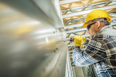 Worker working at site