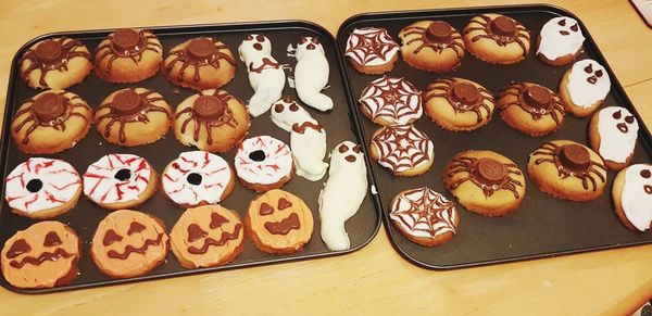 Close-up of cookies