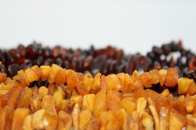 Close-up of amber 