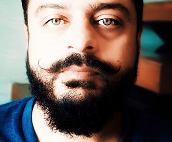 Close-up portrait of young man