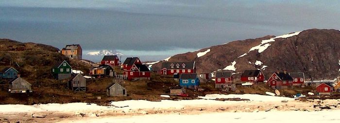 Snow covered landscape