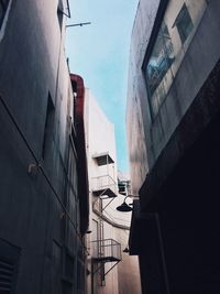 Low angle view of buildings in city