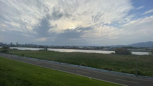 Scenic view of landscape against sky