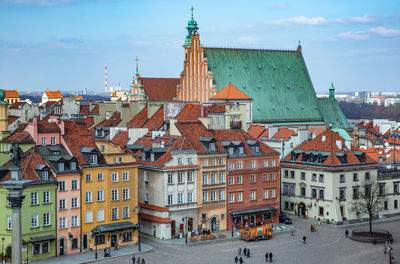 View of buildings in city