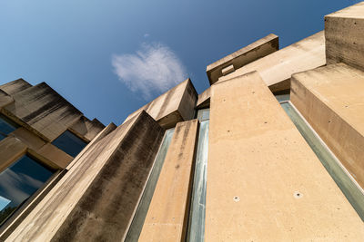 Low angle view of building against sky