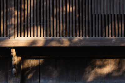 Full frame shot of wooden building