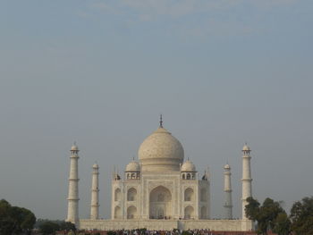 View of historical building against clear sky