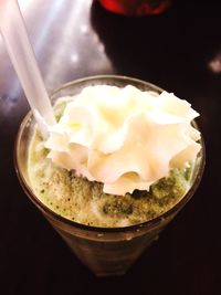 Close-up of ice cream