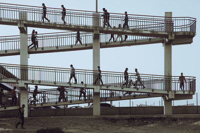 Pier over sea against sky