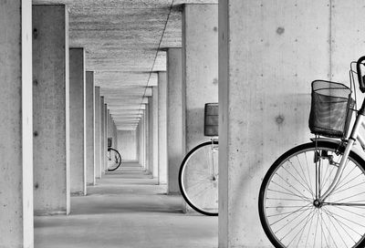 Bicycle in corridor