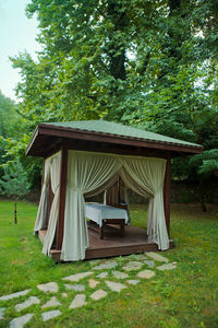 Gazebo in park