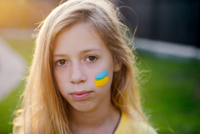 Close-up of young woman