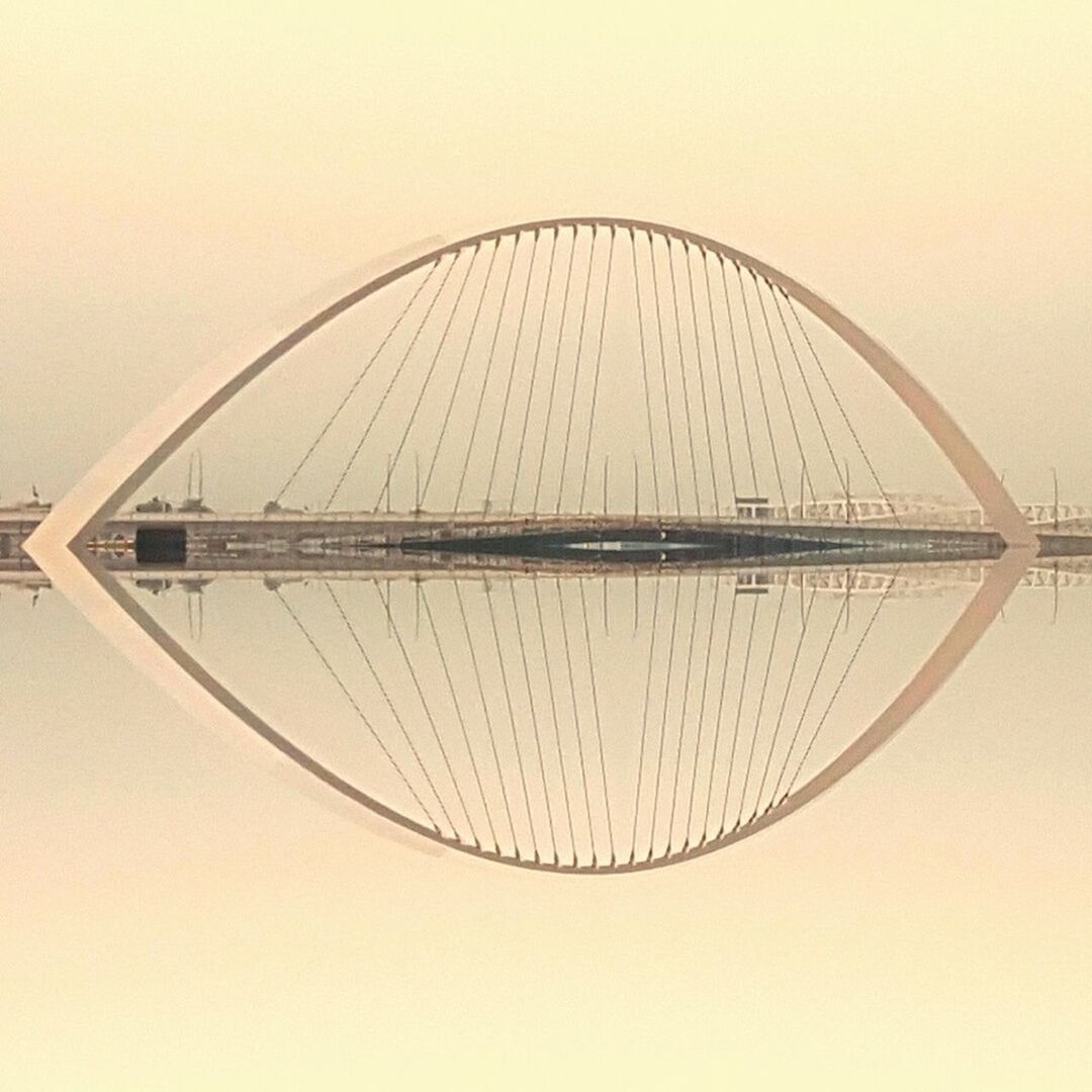 BRIDGE AGAINST SKY