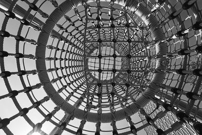 Low angle view of ornate ceiling