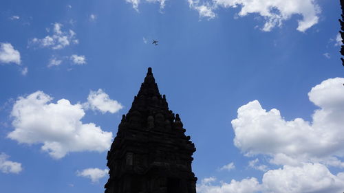 Low angle view of historical building against sky