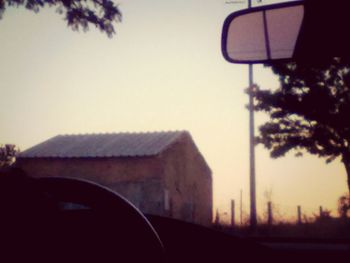 View of road against clear sky