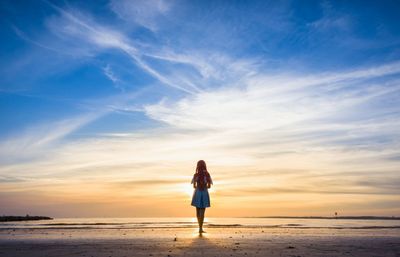 Woman on beach