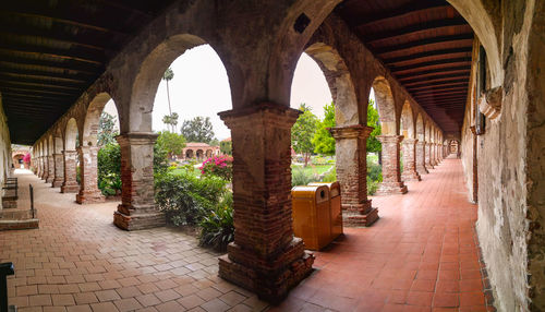 Corridor of old building