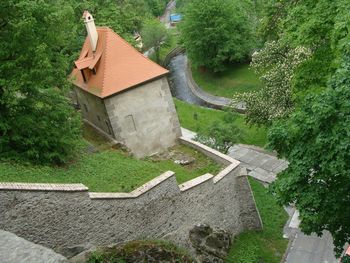 View of built structure and trees