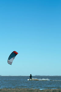 Portrait of kitesurfer