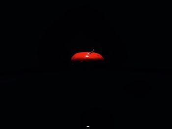 Close up of red light