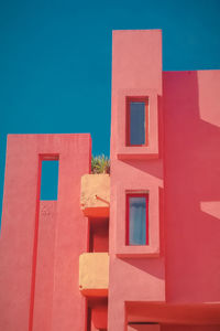 Low angle view of building against sky