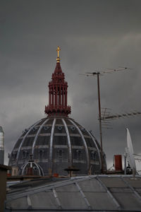 View of cathedral against cloudy sky