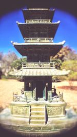 Built structure against blue sky