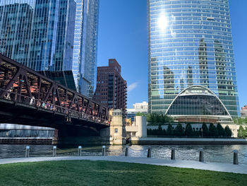 Modern buildings in city