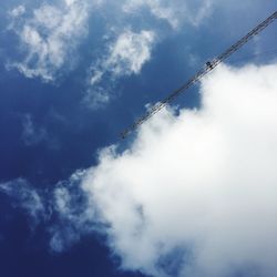 Low angle view of cloudy sky