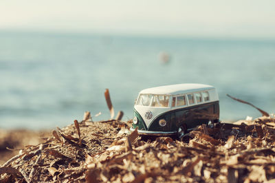 Close-up of sea against sky