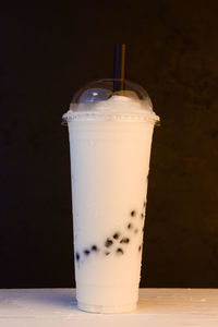 Close-up of drink on table