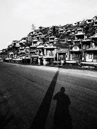 City street with buildings in background