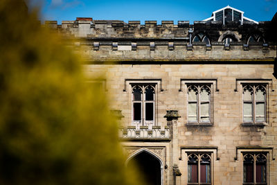 Low angle view of historical building