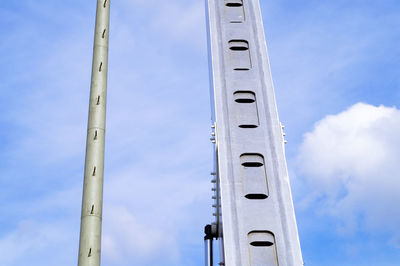 Low angle view of blue sky