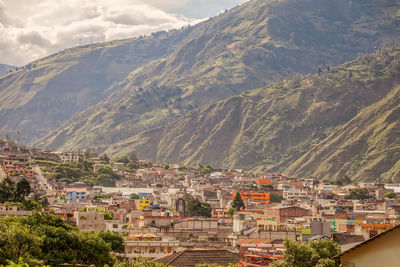 Aerial view of city