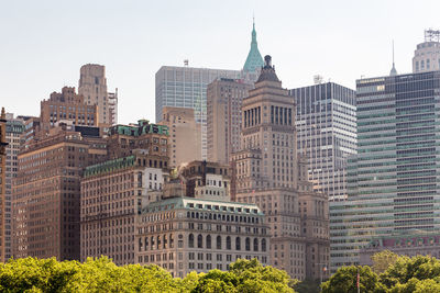 Modern cityscape against sky