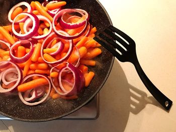 Directly above shot of cake