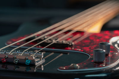 Close-up of guitar