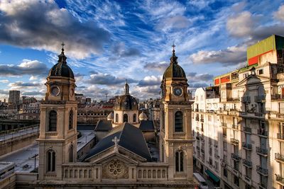 View of church against cloudy sky