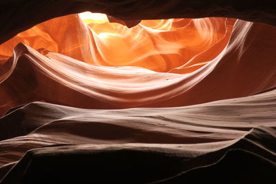 Scenic view of antelope canyon