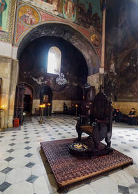 Interior of temple