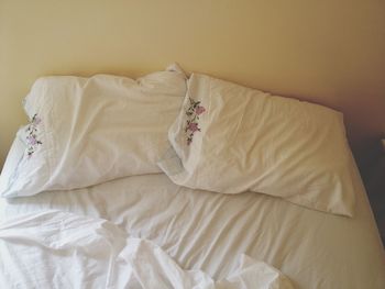 Full frame shot of bed