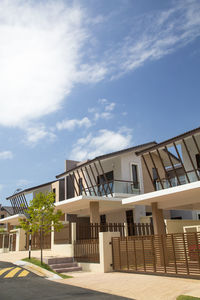 Low angle view of building against sky