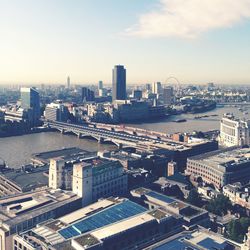 Aerial view of cityscape