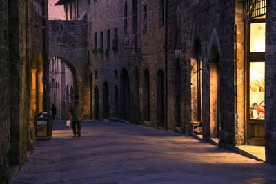 Panoramic view of old building in city