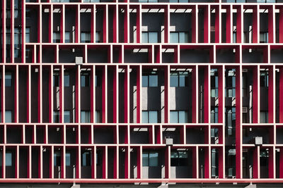 Full frame shot of modern building facade