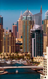 View of buildings in city