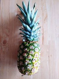 High angle view of fruits on table